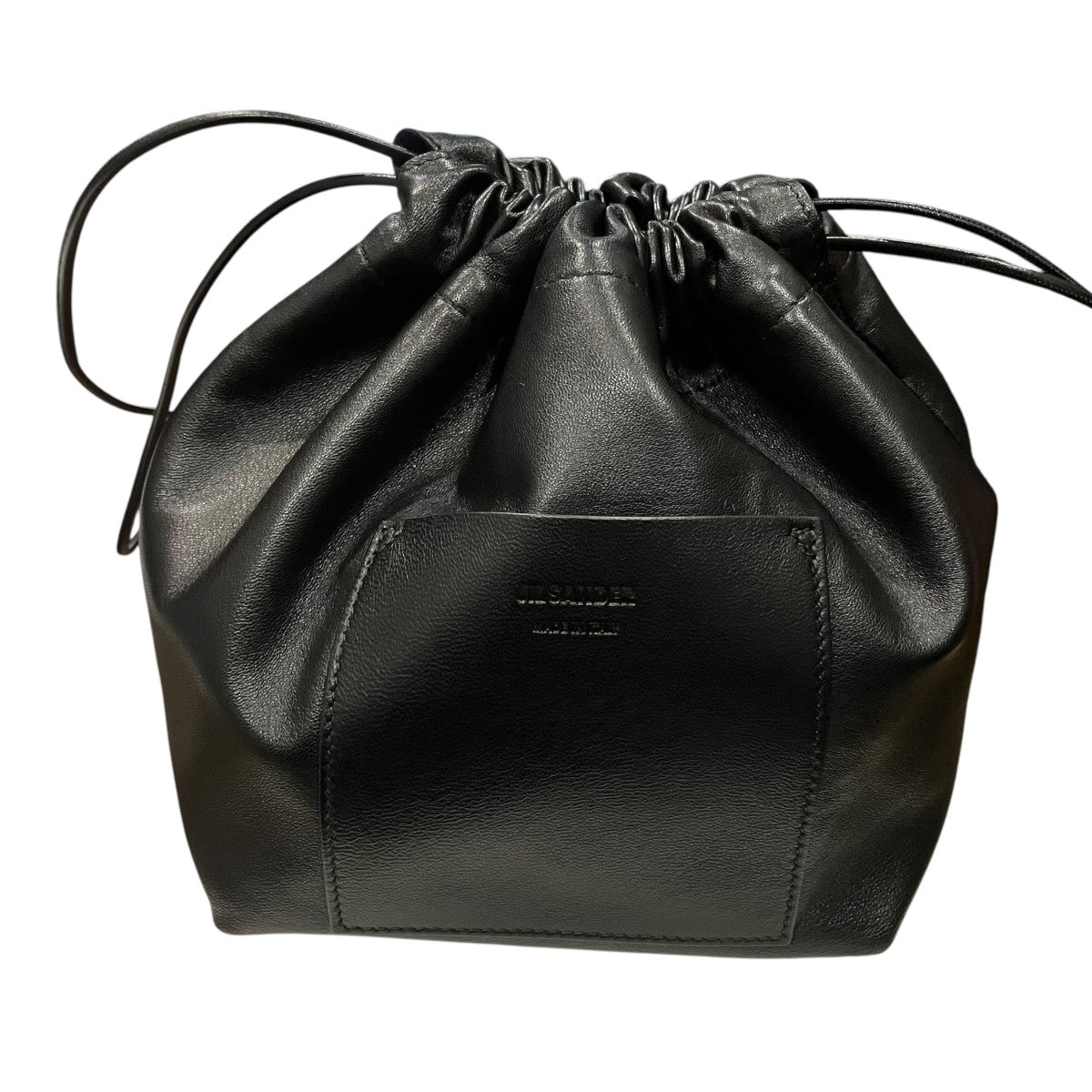 JIL SANDER リバーシブルドローストリングバッグ 古着・中古-3枚目のアイテム画像