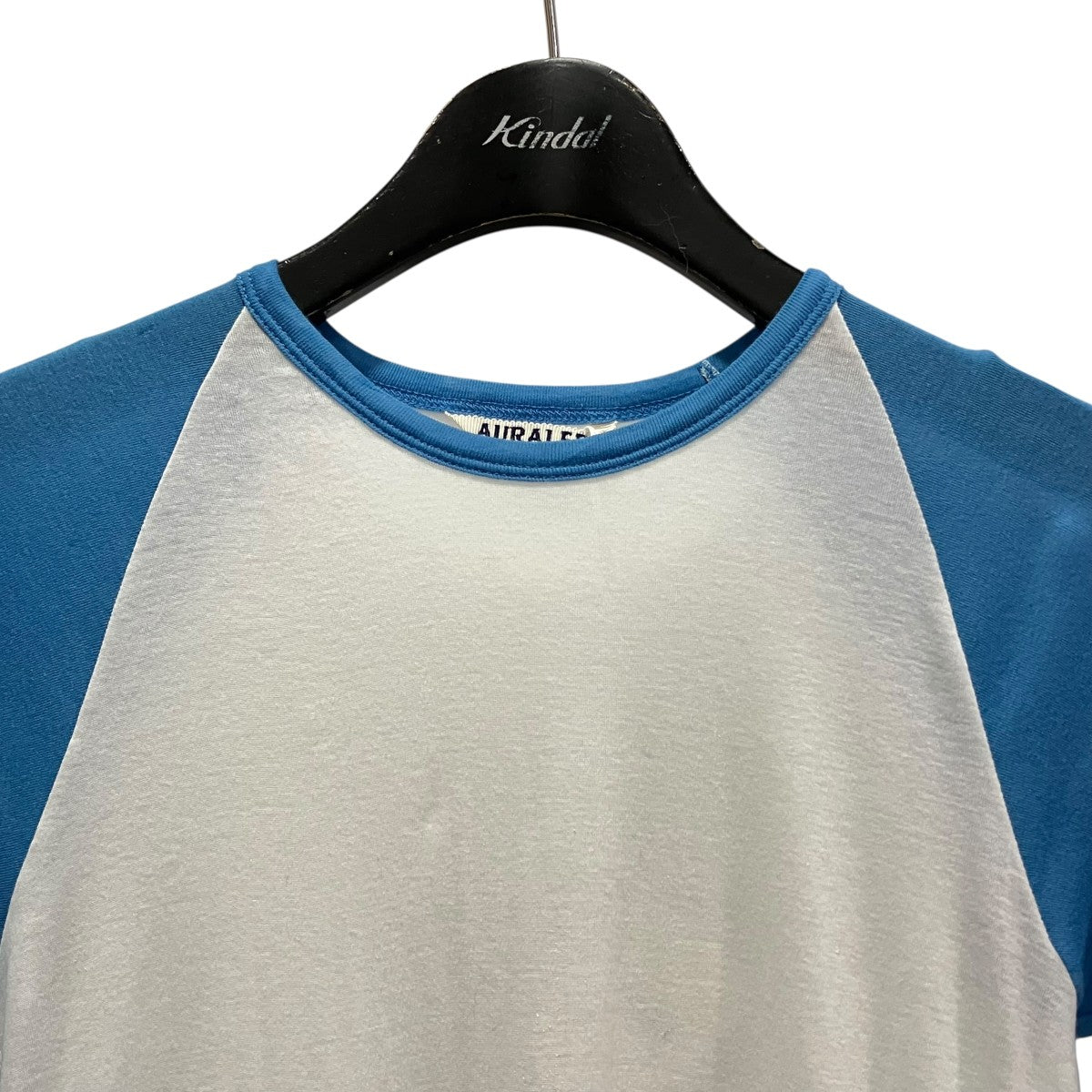 AURALEE(オーラリー) SUPER HIGH GAUGE SHEER RIB RAGLAN P Oシアー
