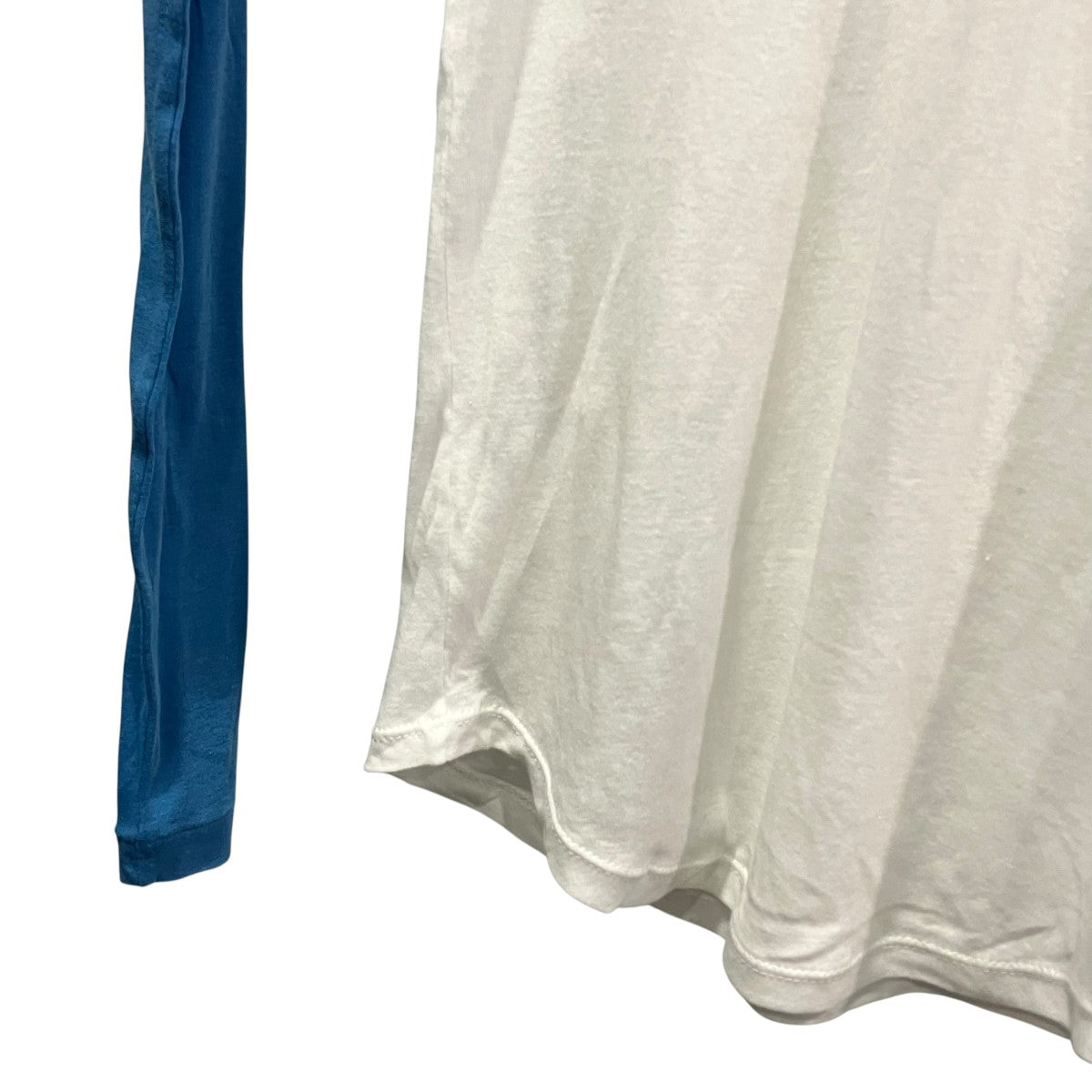 AURALEE SUPER HIGH GAUGE SHEER RIB RAGLAN P OシアーラグランカットソーA26SP06HF 古着・中古-4枚目のアイテム画像