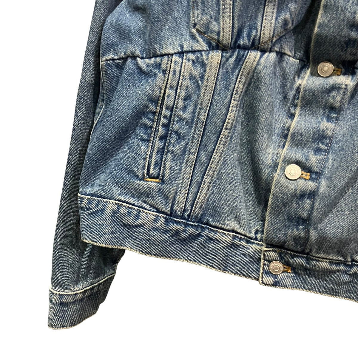 BALENCIAGA スウィングデニムジャケット446443 古着・中古-4枚目のアイテム画像