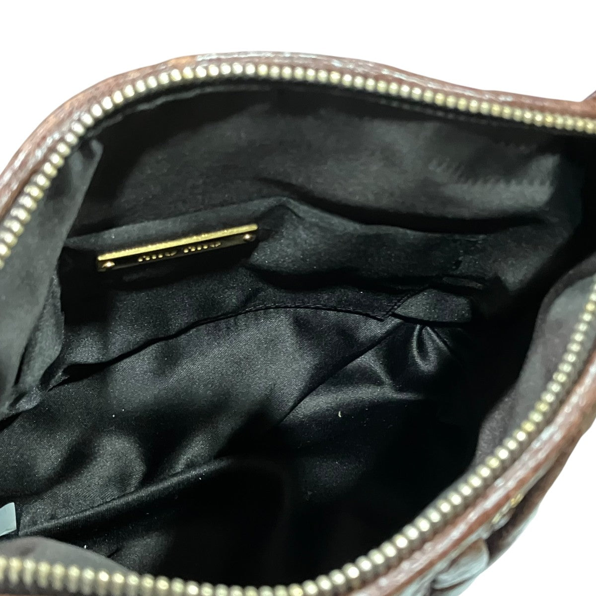 MIU MIU マテラッセレザーショルダーバッグ 古着・中古-5枚目のアイテム画像