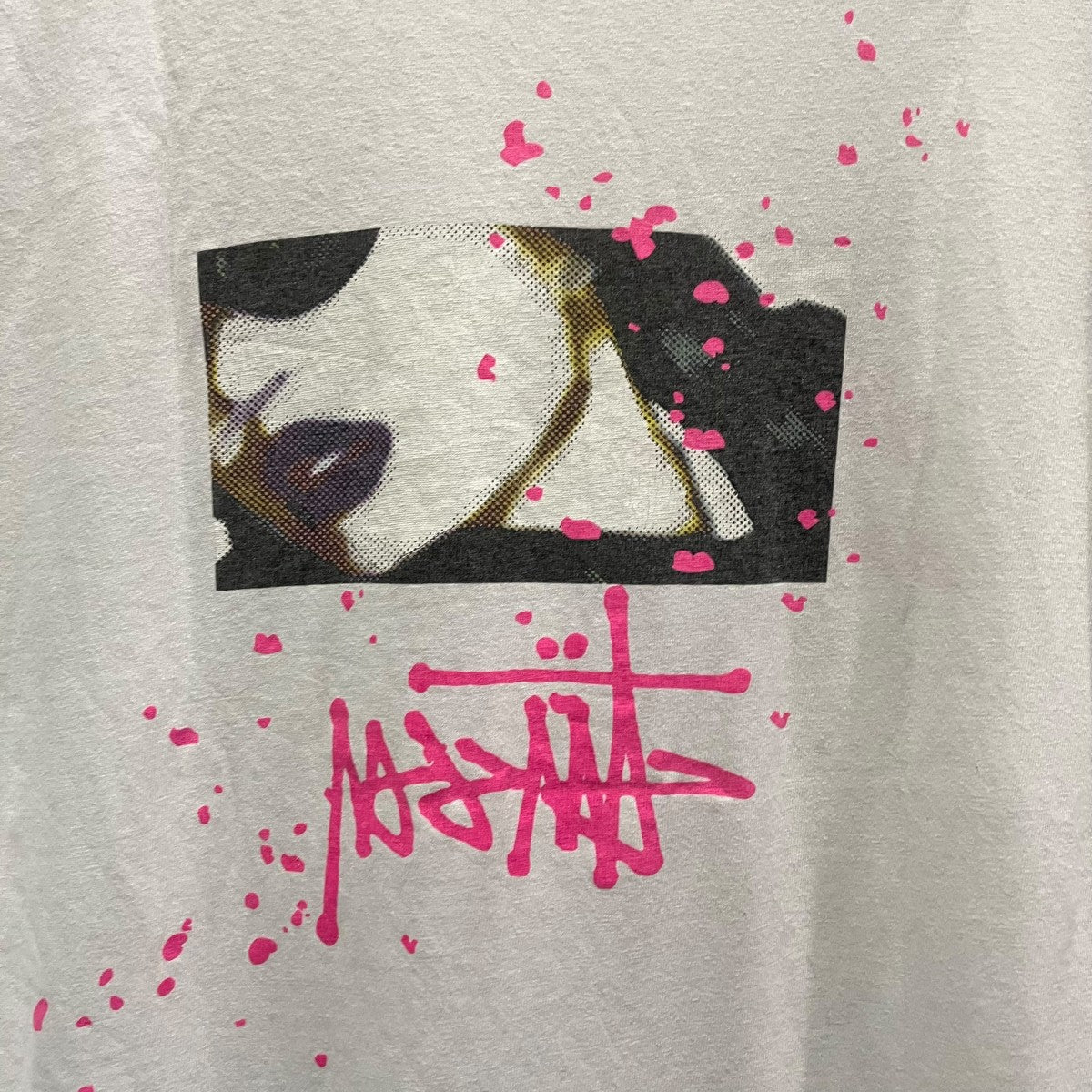 stussy×skatething 90'sbasara teeプリントTシャツ 古着・中古-4枚目のアイテム画像