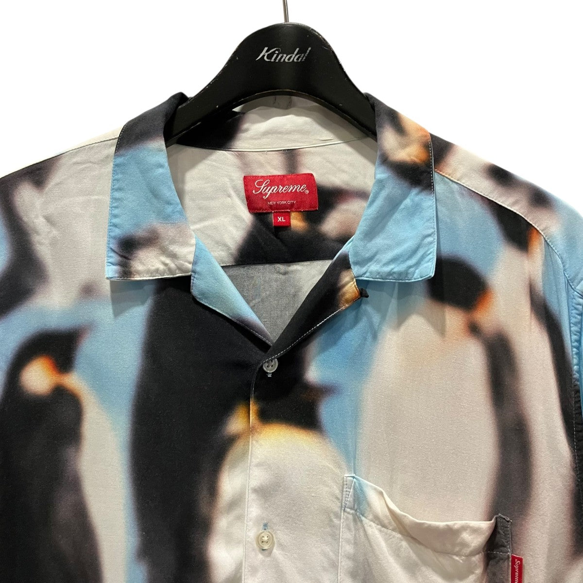 Supreme Penguins Rayon S S Shirtペンギンレーヨンシャツ 古着・中古-3枚目のアイテム画像