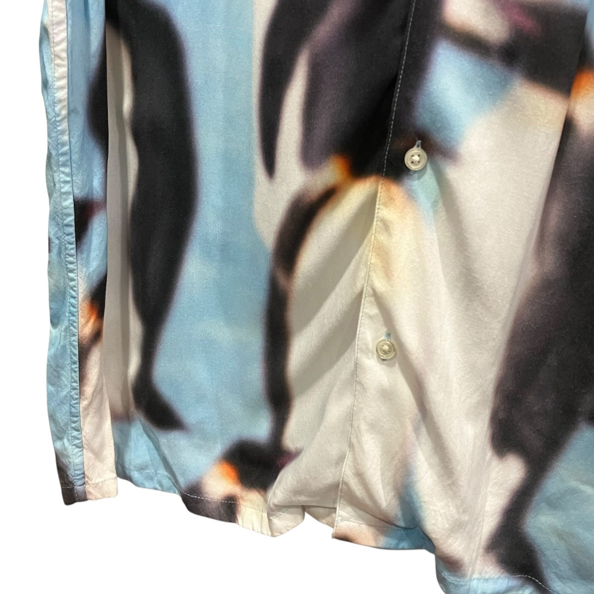Supreme Penguins Rayon S S Shirtペンギンレーヨンシャツ 古着・中古-4枚目のアイテム画像