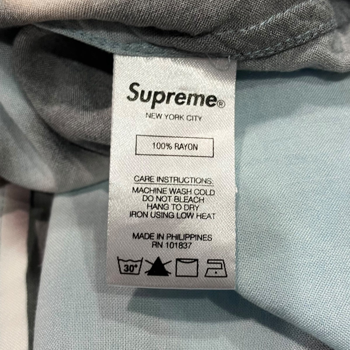 Supreme Penguins Rayon S S Shirtペンギンレーヨンシャツ 古着・中古-6枚目のアイテム画像