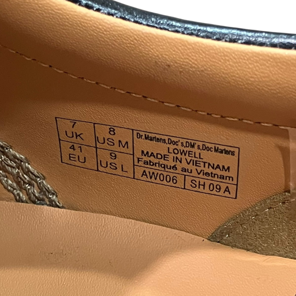 Dr．Martens LOWELLレザーシューズ 古着・中古-7枚目のアイテム画像