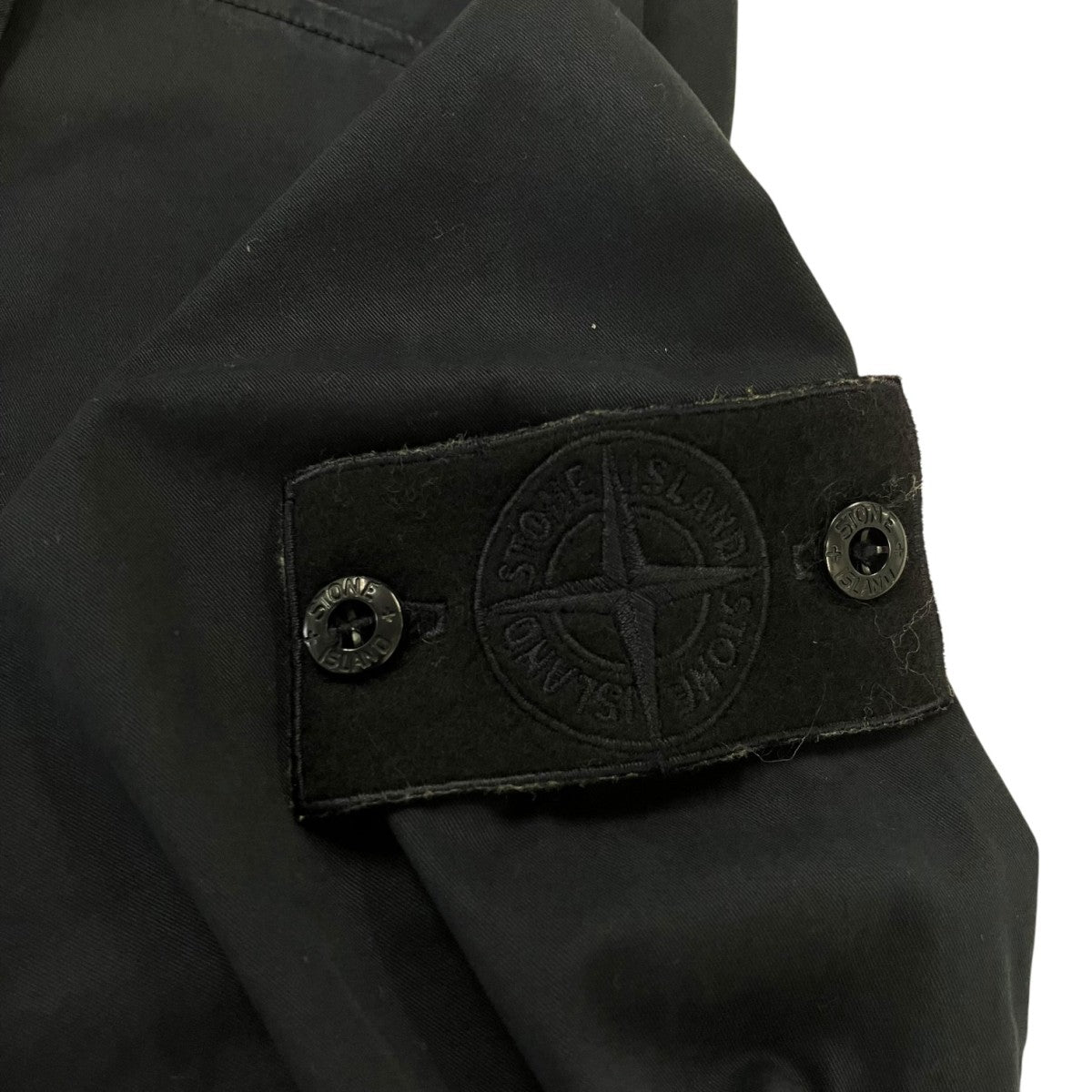 STONE ISLAND ガーメントダイコットンストレッチツイルファティーグシャツジャケットシャツジャケット7215123F2 古着・中古-5枚目のアイテム画像