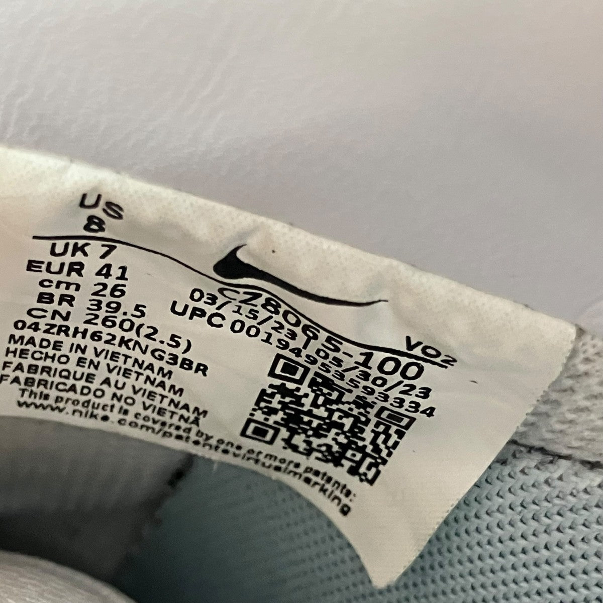 NIKE×Drake NOCTA Air Force 1 Low Love You Forver WhiteローカットスニーカーCZ8065-100 古着・中古-10枚目のアイテム画像
