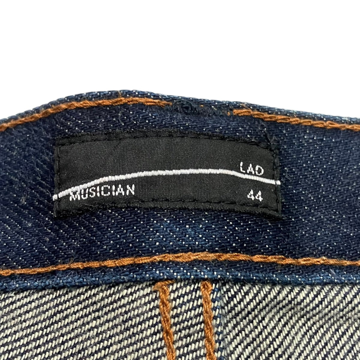 LAD MUSICIAN FRONT TUCK CROPPED DENIMデニムパンツ2116-507 古着・中古-5枚目のアイテム画像