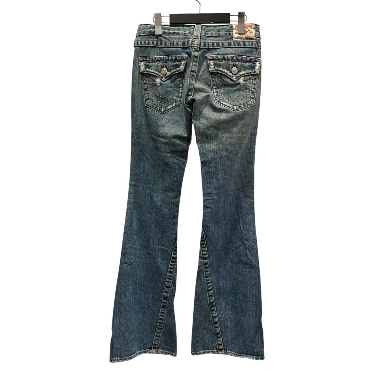 TRUE RELIGION ダメージデニムフレアパンツ 古着・中古-2枚目のアイテム画像