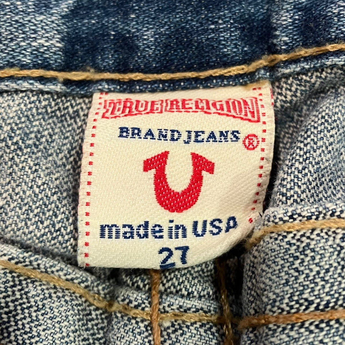 TRUE RELIGION ダメージデニムフレアパンツ 古着・中古-5枚目のアイテム画像