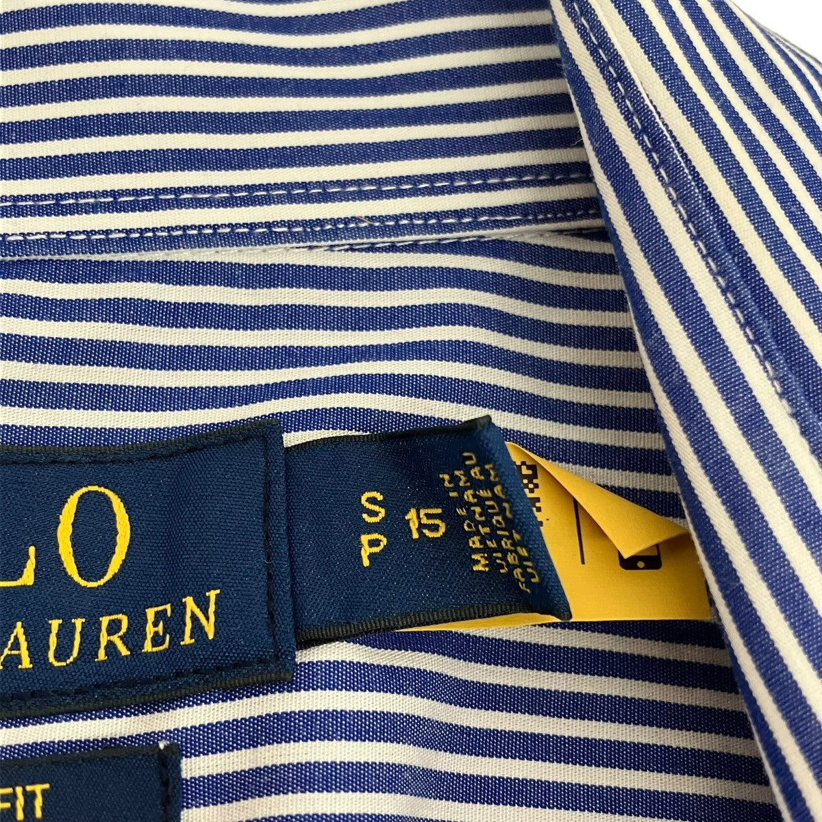 POLO RALPH LAUREN ストライプ長袖シャツ 古着・中古-6枚目のアイテム画像