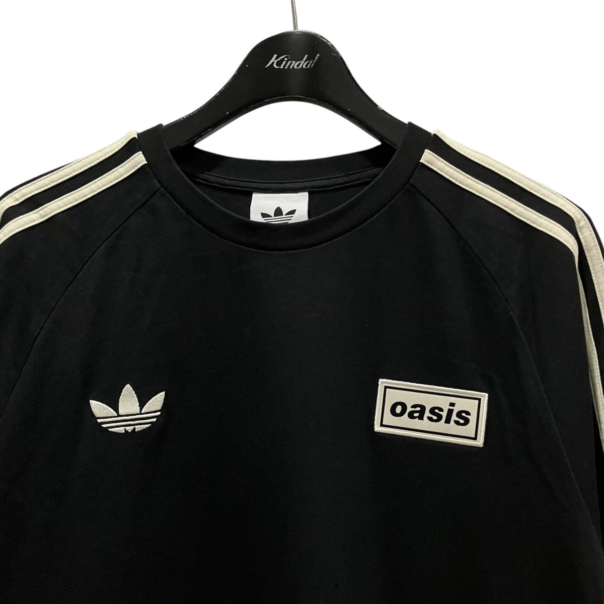 adidas×oasis スリーストライプス長袖TシャツKT3428 古着・中古-3枚目のアイテム画像