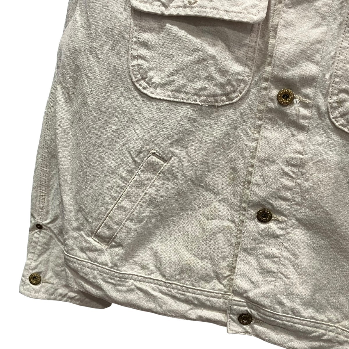 POLO RALPH LAUREN 汚れ加工トラッカージャケット 古着・中古-4枚目のアイテム画像