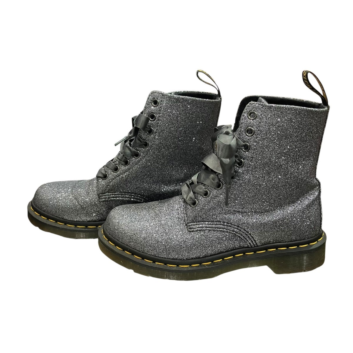 Dr．Martens pascal glitter8ホールグリッターブーツ 古着・中古-3枚目のアイテム画像