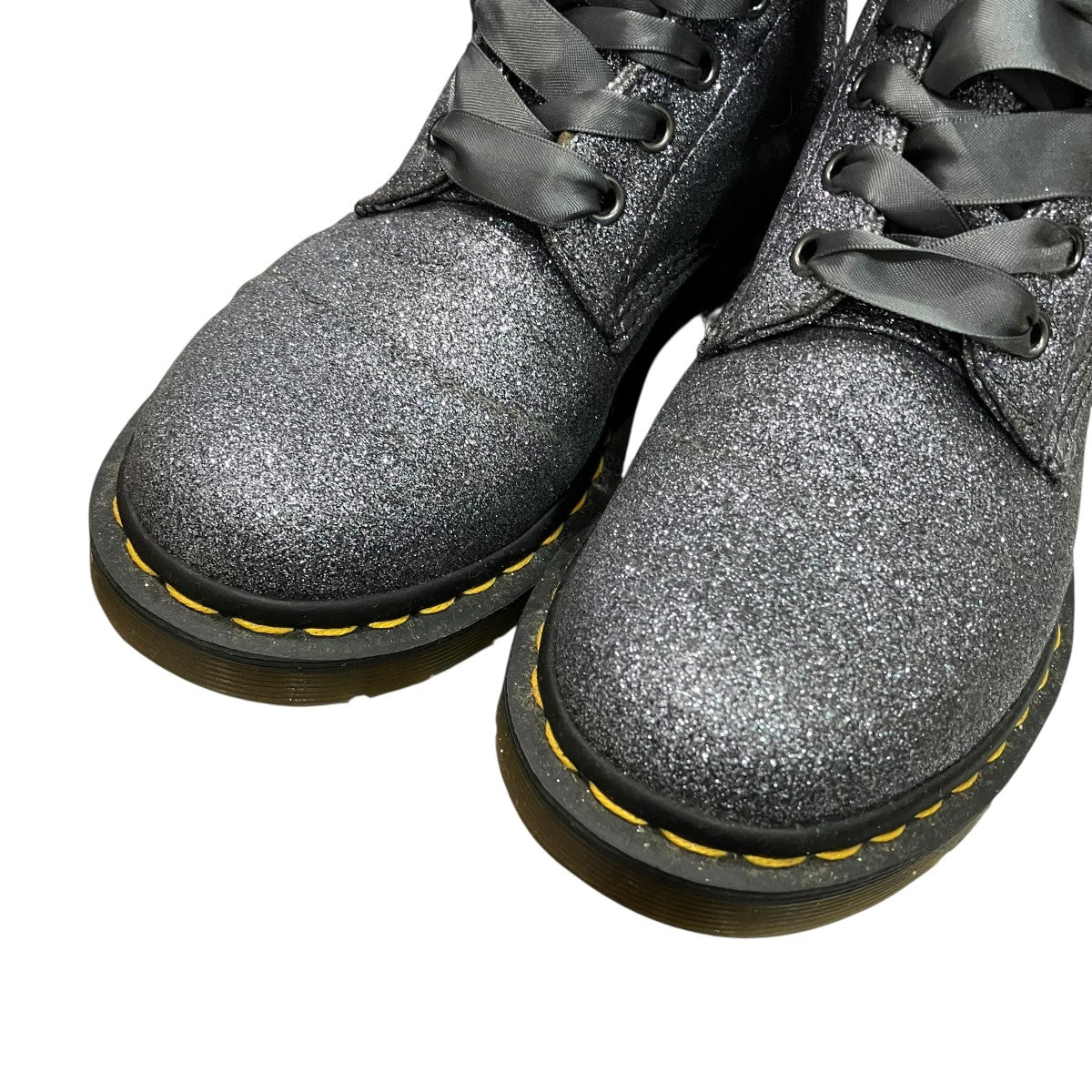 Dr．Martens pascal glitter8ホールグリッターブーツ 古着・中古-4枚目のアイテム画像