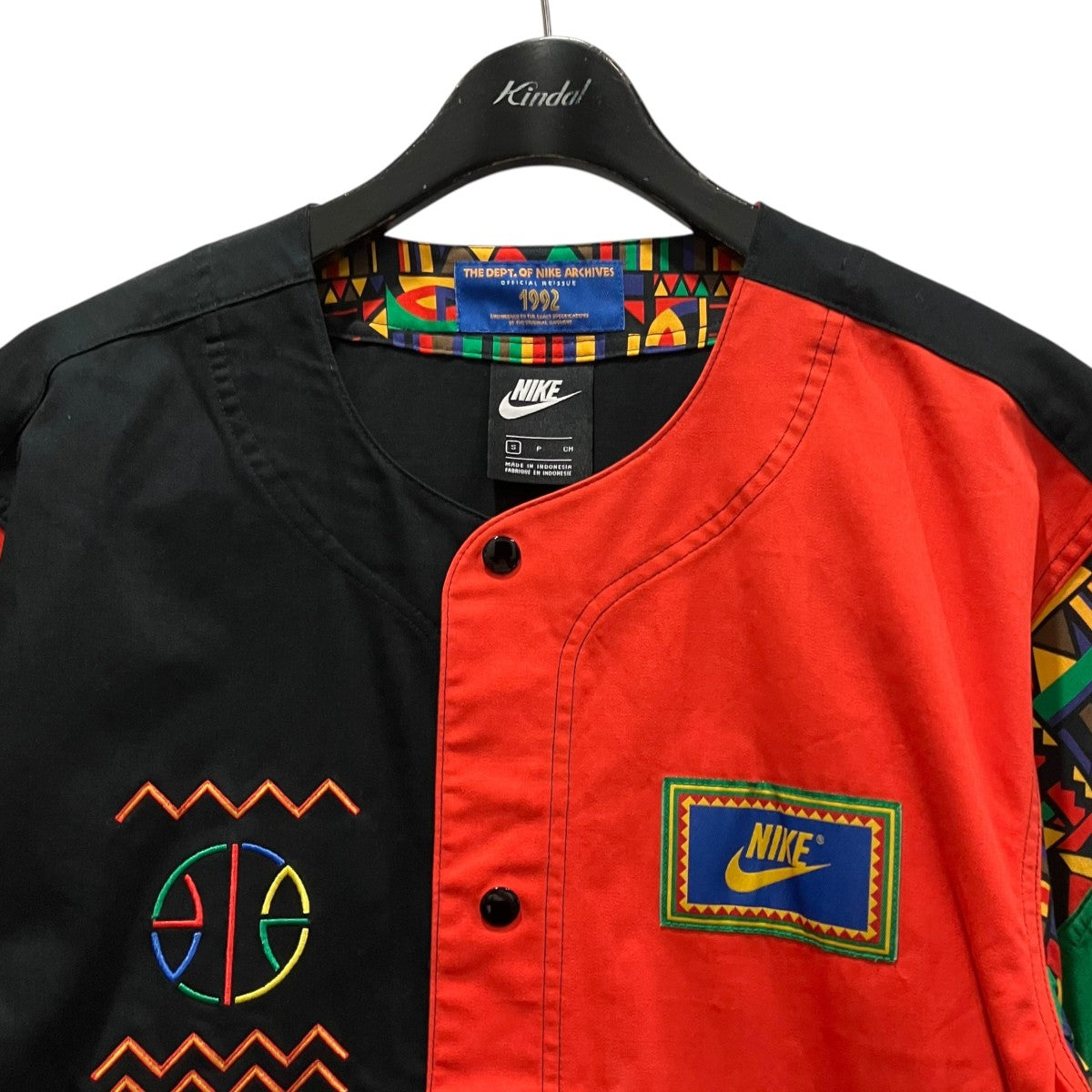 NIKE Reissue Short Sleeve TOPベースボールシャツCU4206-010 古着・中古-3枚目のアイテム画像