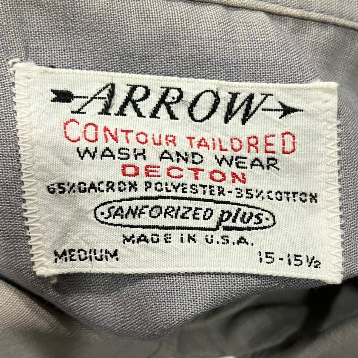 ARROW 刺繍シャツ 古着・中古-4枚目のアイテム画像