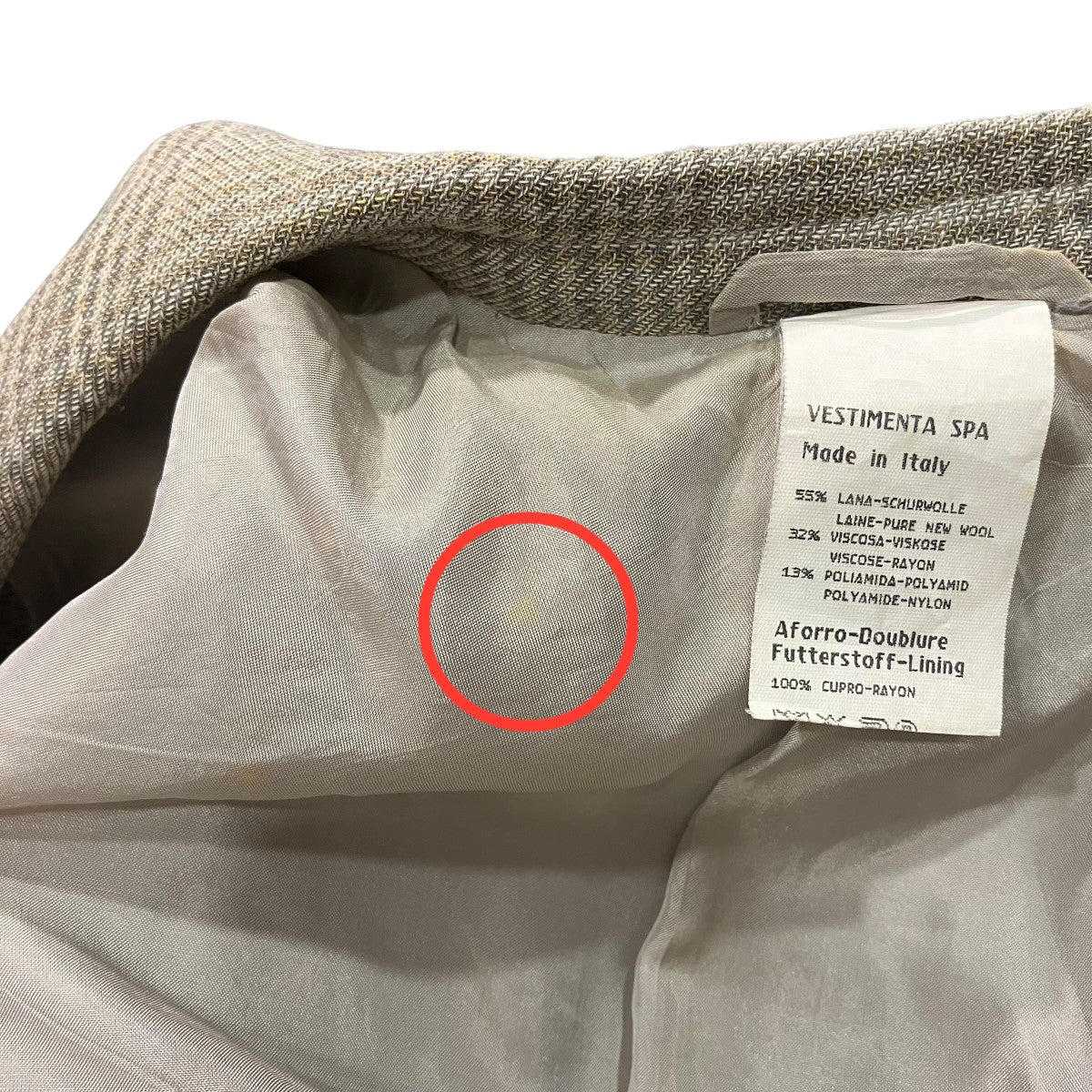 EMPORIO ARMANI ダブルジャケット 古着・中古-8枚目のアイテム画像
