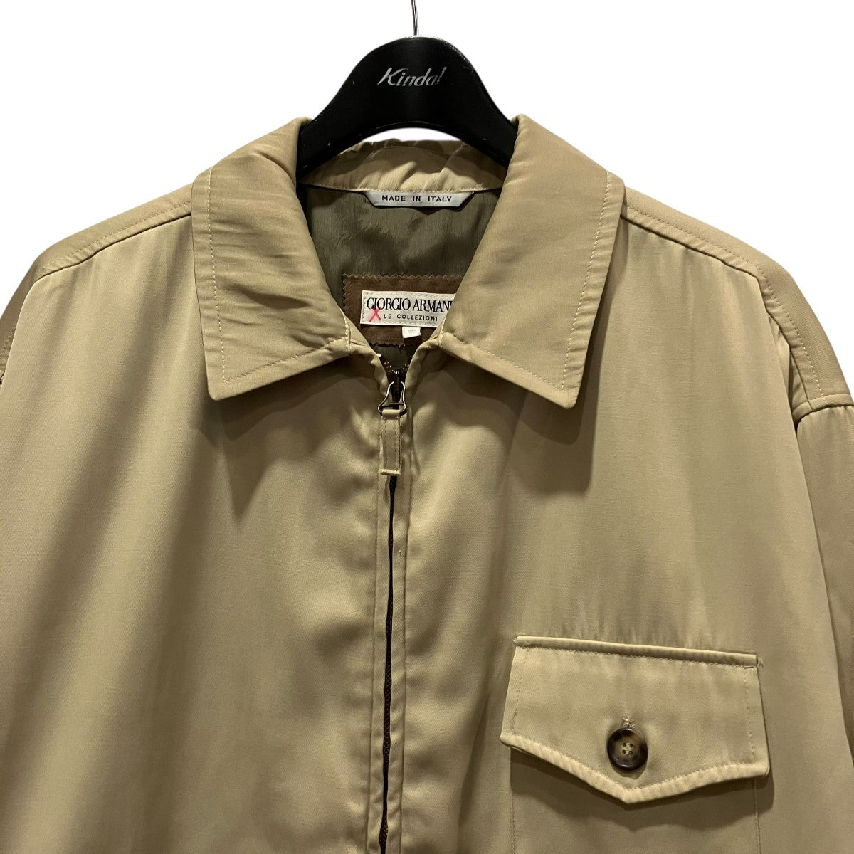 EMPORIO ARMANI(エンポリオアルマーニ) ジップジャケット ベージュ