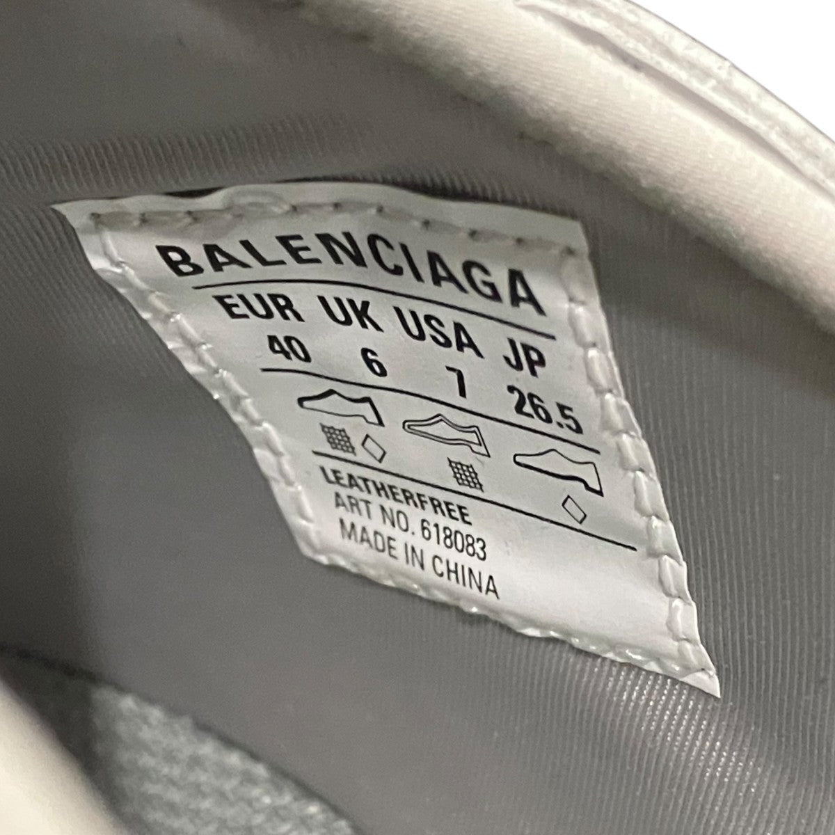 BALENCIAGA TRACK SLIDE SANDALトラックスライドサンダル618083 古着・中古-8枚目のアイテム画像