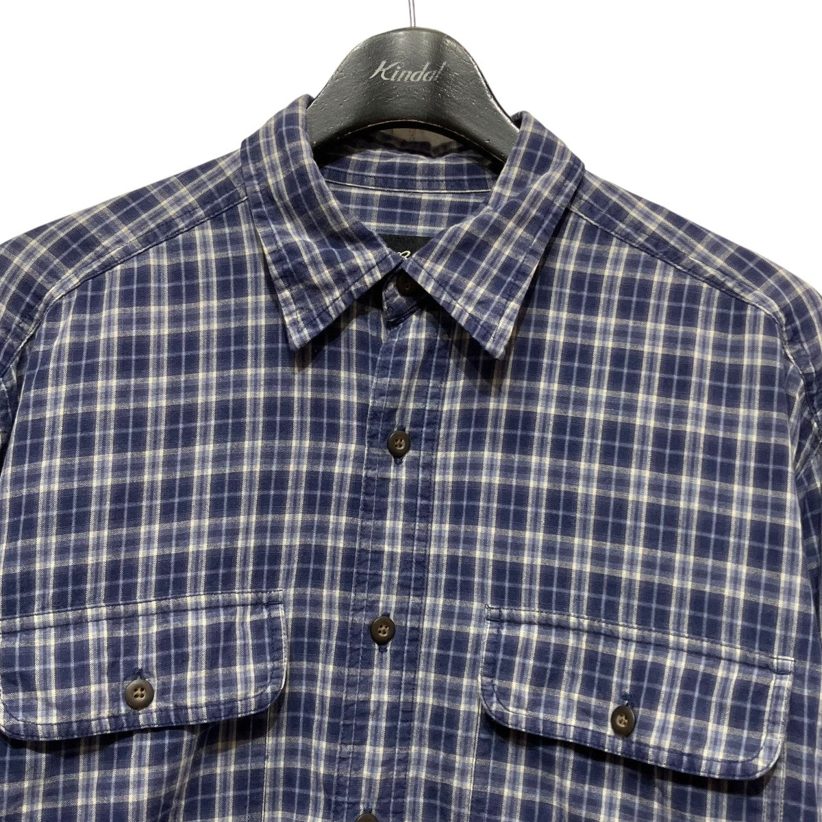 Eddie Bauer チェックシャツ 古着・中古-3枚目のアイテム画像