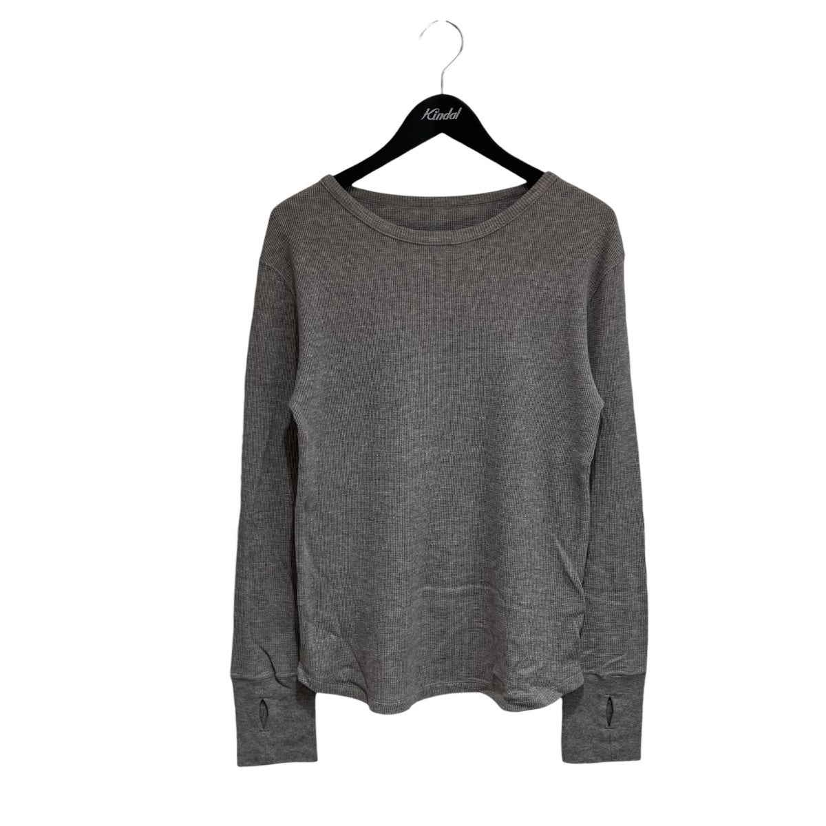 26SSWOOLY WAFFLEプルオーバーワッフルカットソー26-070-520-4010-1-0