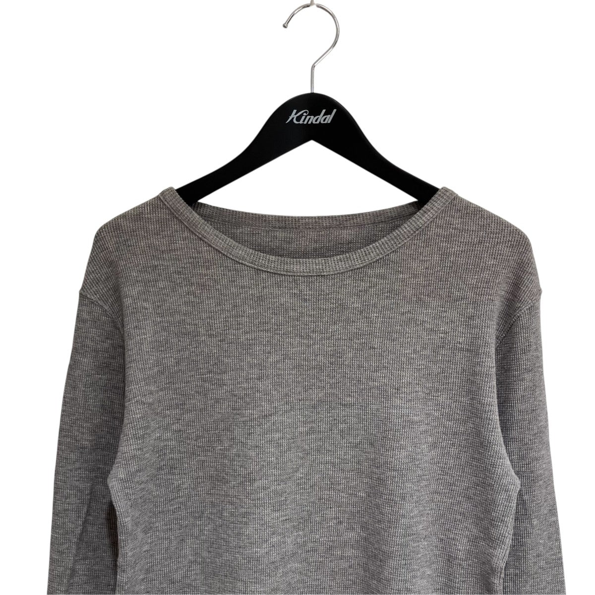 26SSWOOLY WAFFLEプルオーバーワッフルカットソー26-070-520-4010-1-0
