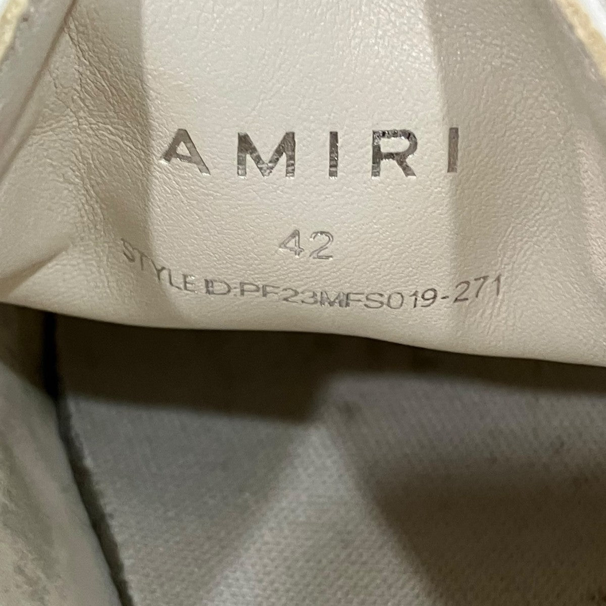 AMIRI スリッポンPF23MFS019-271 古着・中古-7枚目のアイテム画像