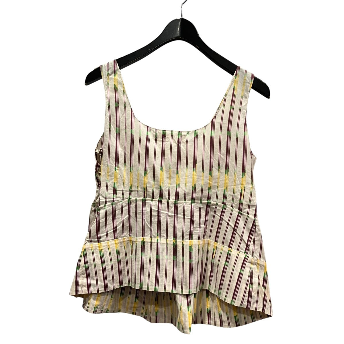MARNI ストライプノースリーブトップ 古着・中古-2枚目のアイテム画像