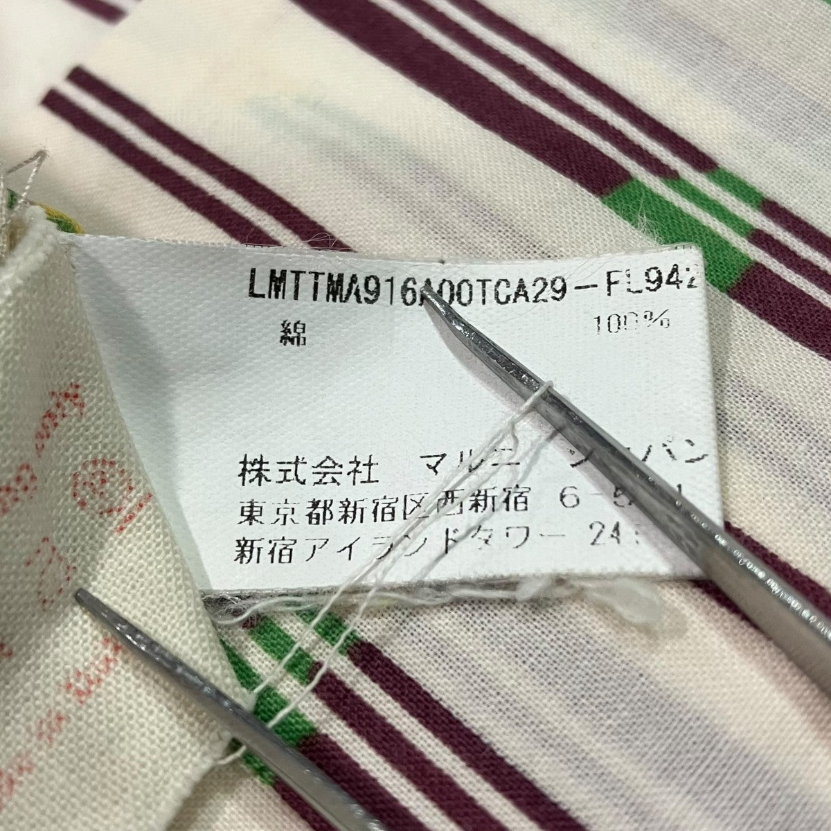 MARNI ストライプノースリーブトップ 古着・中古-6枚目のアイテム画像