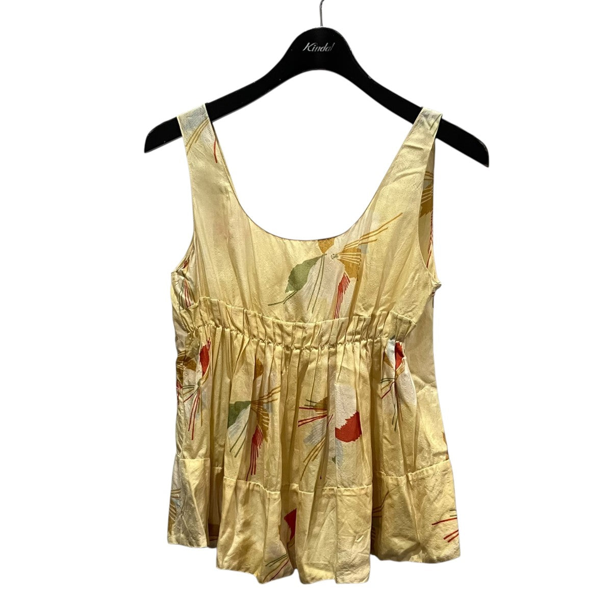 MARNI 総柄シルクノースリーブトップ 古着・中古-1枚目のアイテム画像