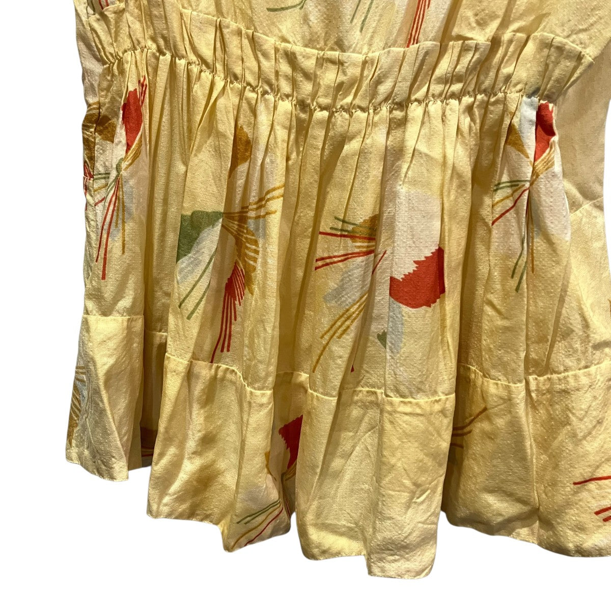 MARNI 総柄シルクノースリーブトップ 古着・中古-4枚目のアイテム画像