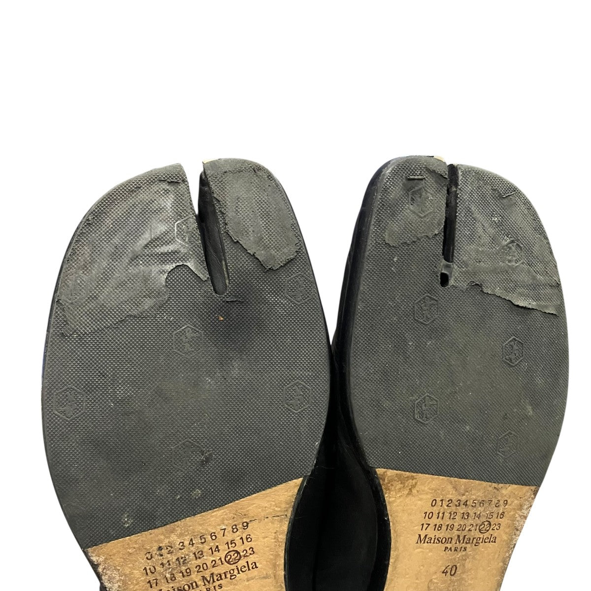 Maison Margiela Tabi Babouche足袋レザーシューズ 古着・中古-9枚目のアイテム画像