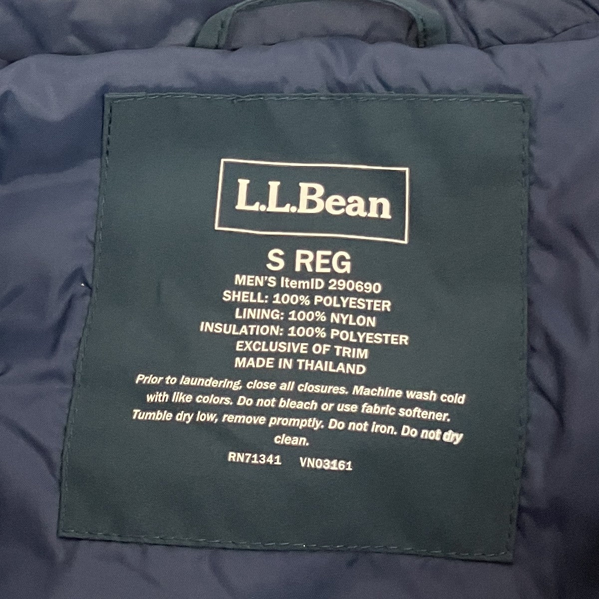 L．L．Bean 中綿ジャケット 古着・中古-5枚目のアイテム画像