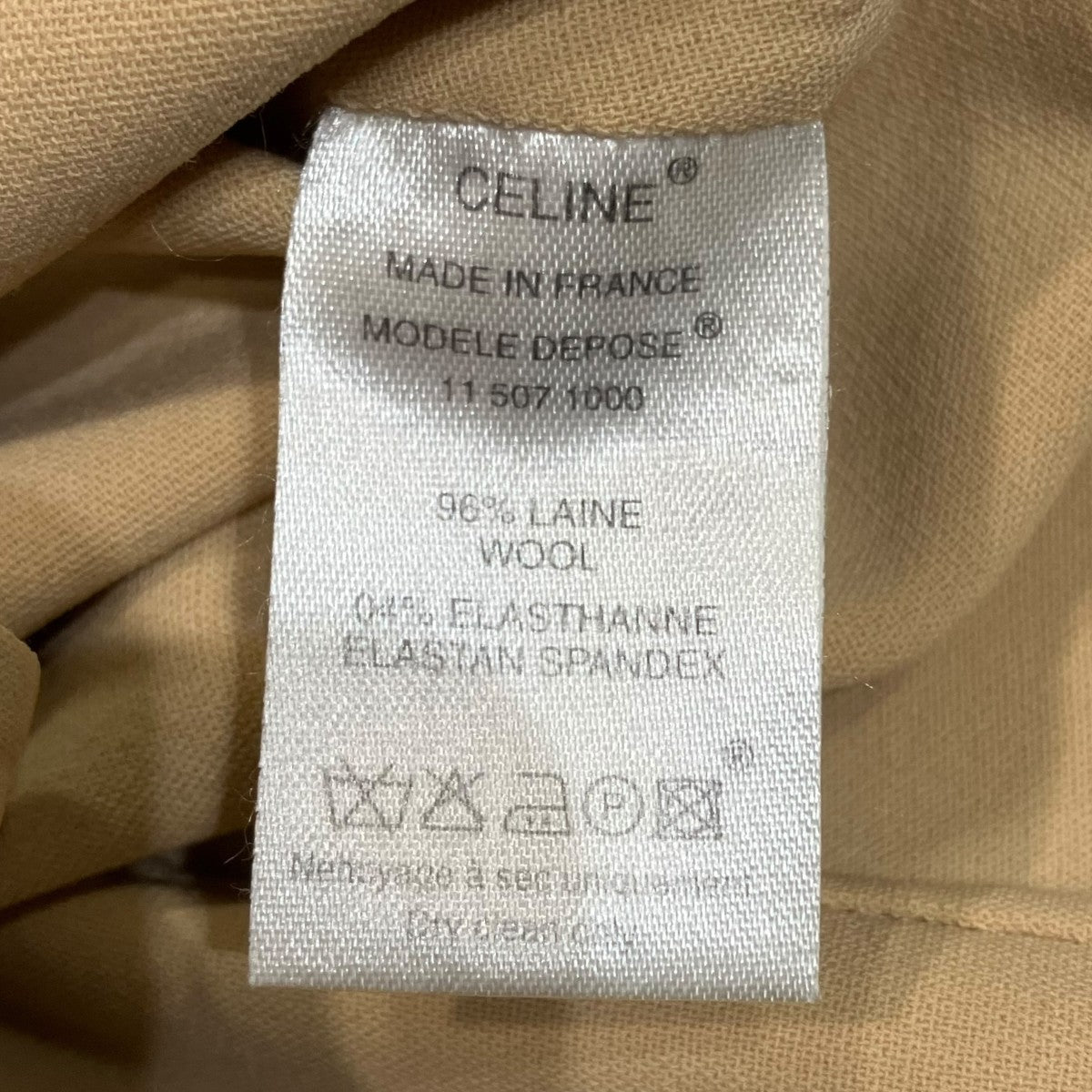CELINE テーラードジャケット11 507 1000 古着・中古-6枚目のアイテム画像