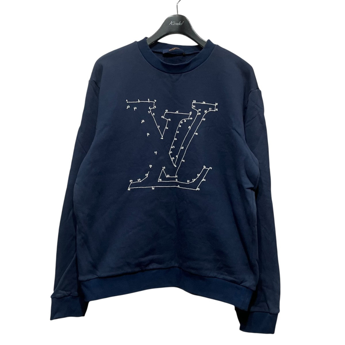LOUIS VUITTON LVステッチプリントエンブロイダリースウェットRM212Q FMC HLY41W 古着・中古-1枚目のアイテム画像