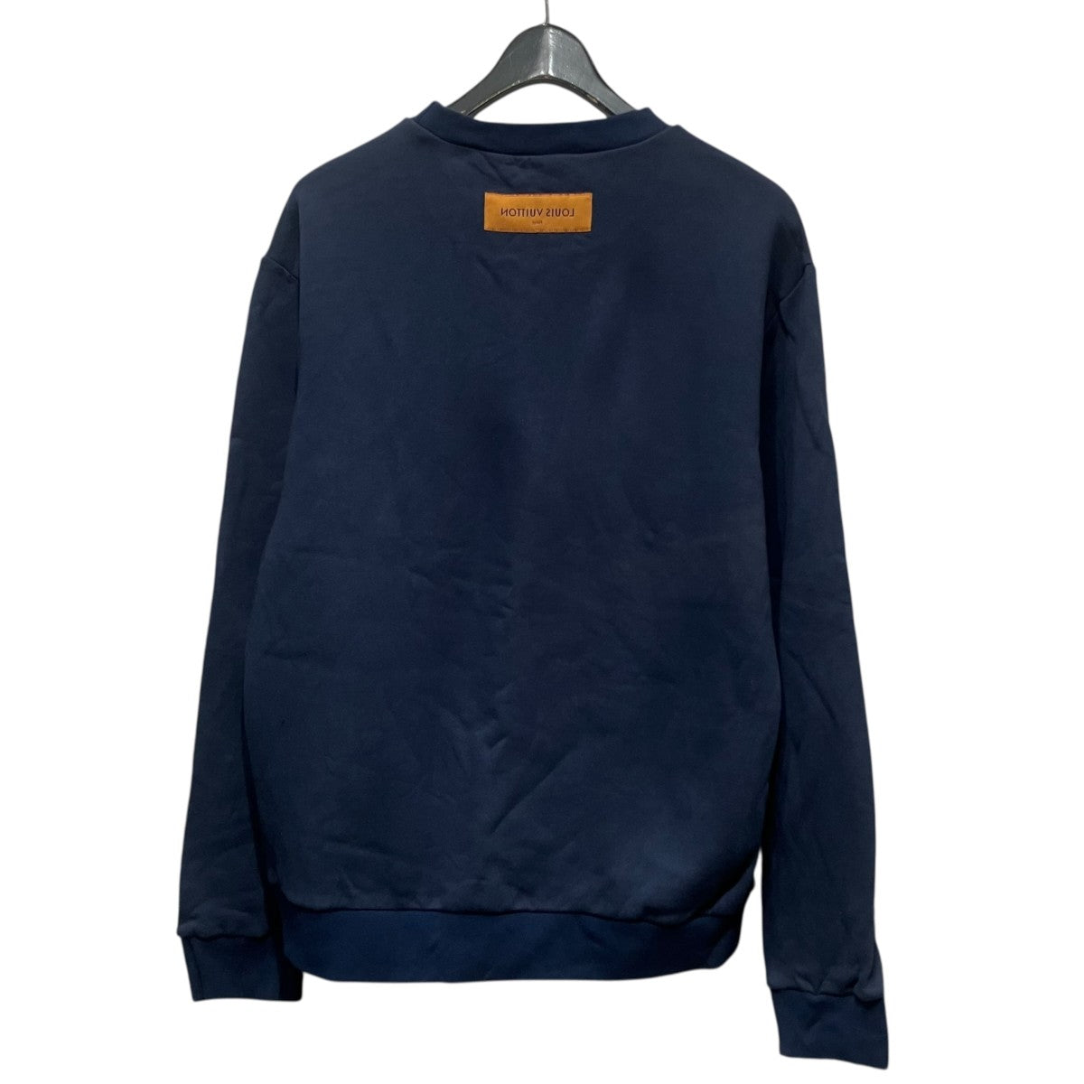 SALE LOUIS VUITTON ルイ・ヴィトン  LVステッチプリント エンブロイダリー  RM202M  ネイビー  メンズ スウェット_x000D_
LV LOUIS VUITTON(ルイヴィトン) LVステッチプリントエンブロイダリー