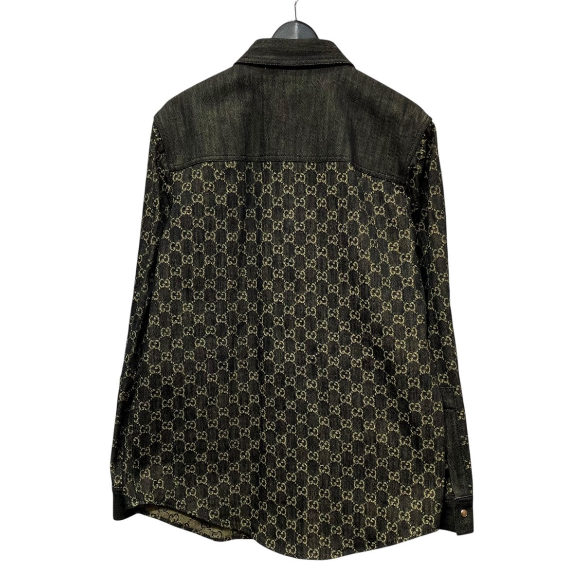 GUCCI GGジャガードデニムシャツ669613 古着・中古-2枚目のアイテム画像