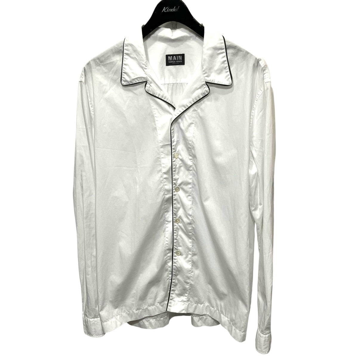 MAIN GIORGIO ARMANI パイピングシャツ 古着・中古-1枚目のアイテム画像