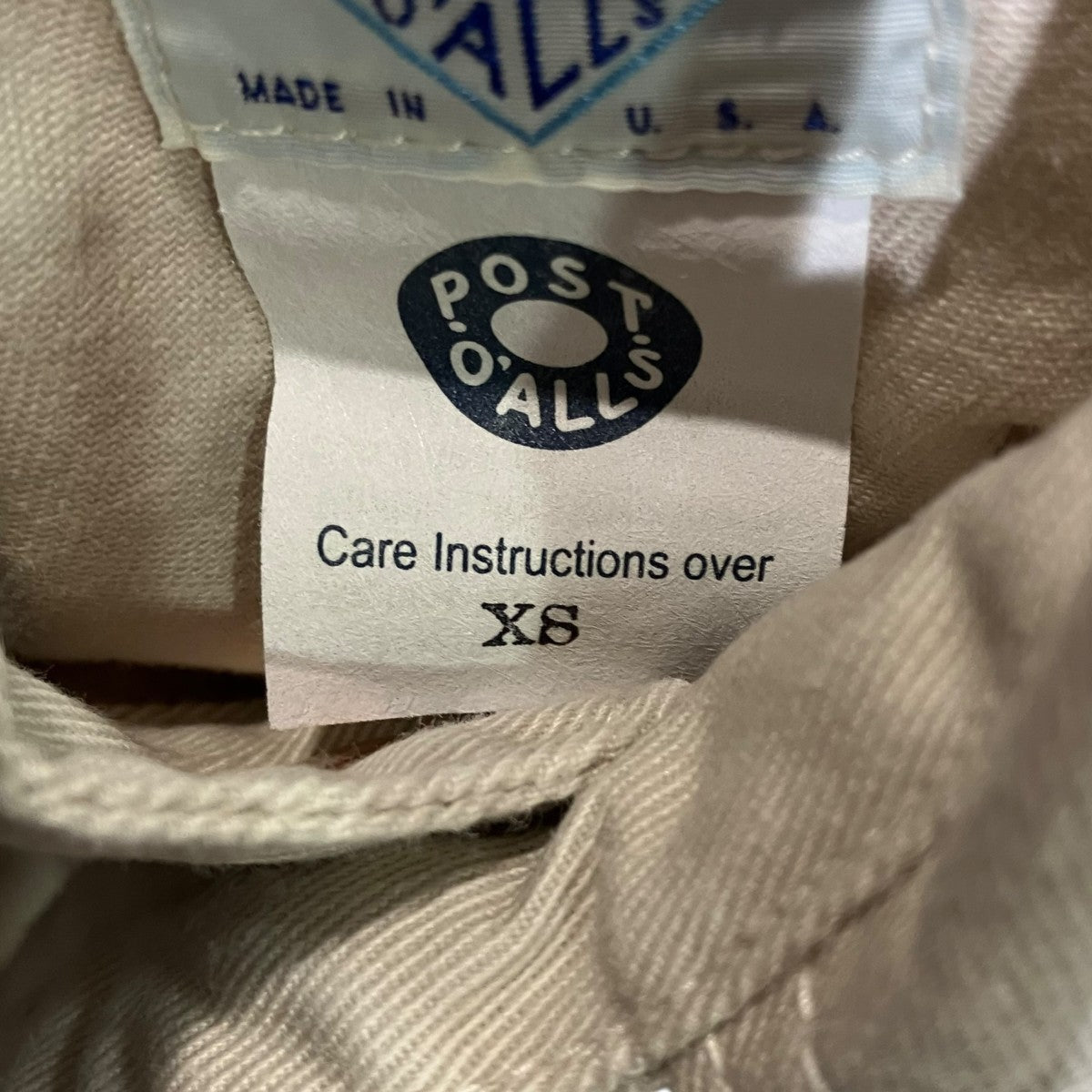 POST O’ALLS カバーオール 古着・中古-7枚目のアイテム画像