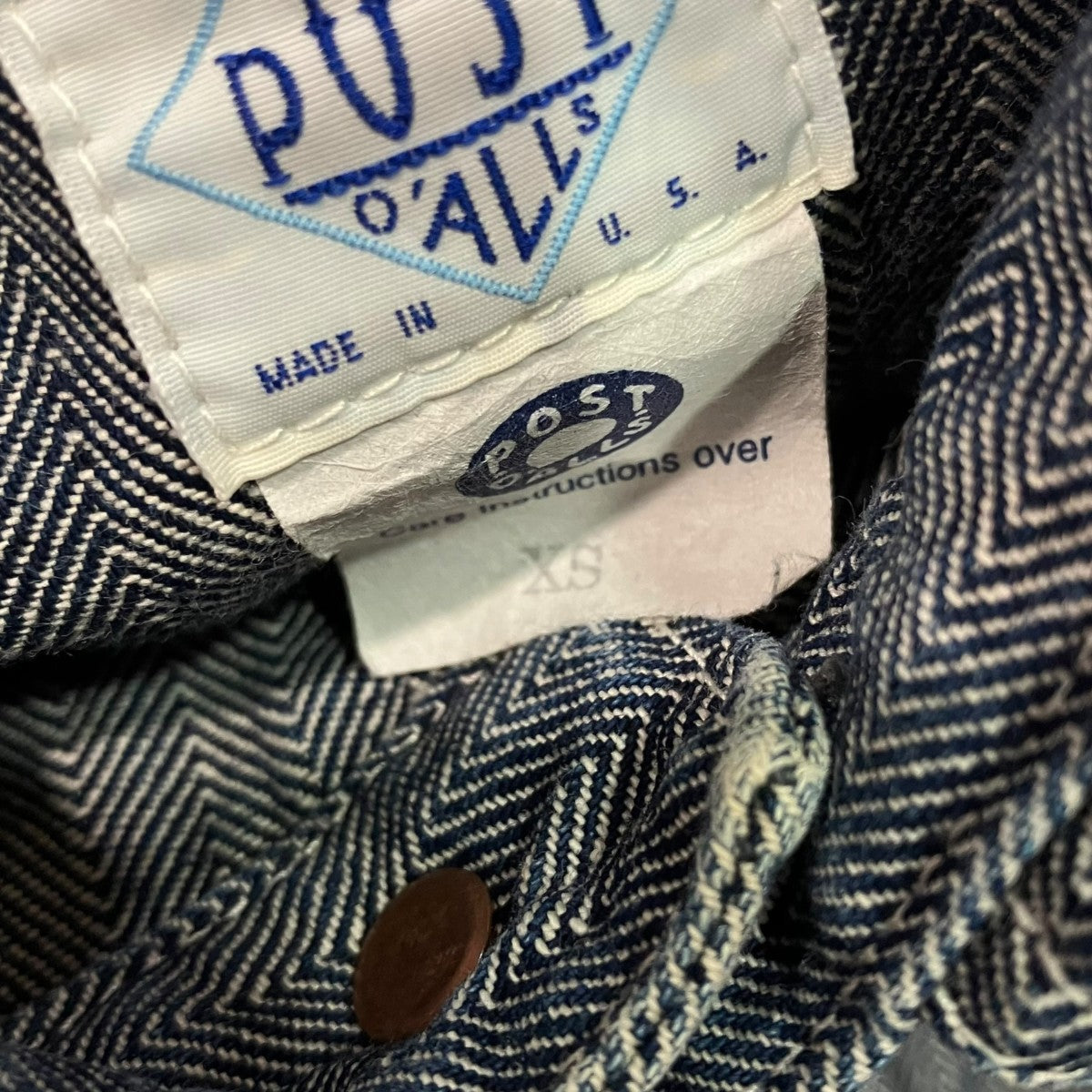 POST O’ALLS カバーオール 古着・中古-7枚目のアイテム画像
