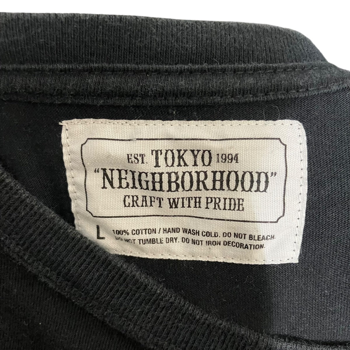 NEIGHBORHOOD ロゴプリントTシャツ 古着・中古-4枚目のアイテム画像