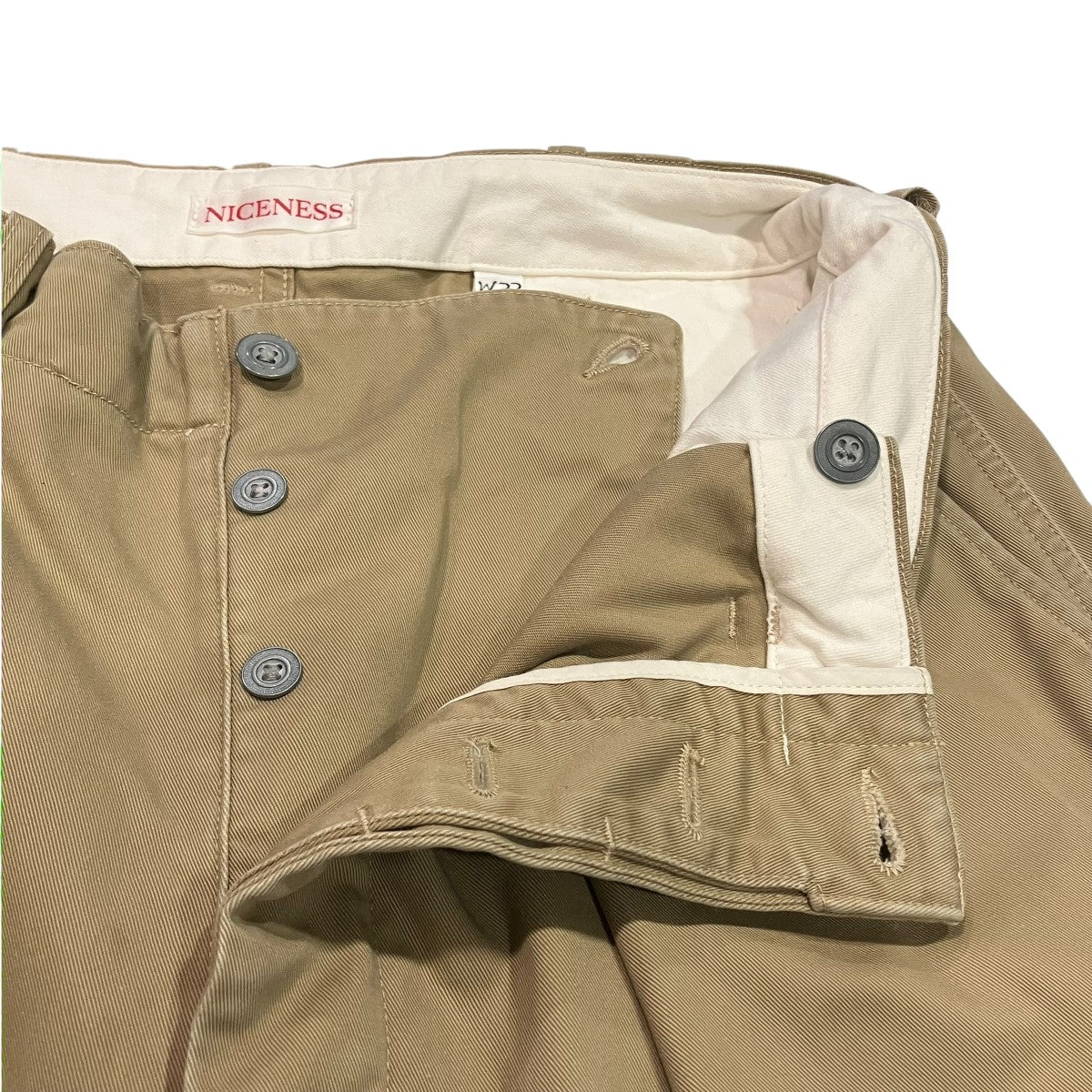 NICENESS ALBARNワークパンツNN-2302T16 古着・中古-3枚目のアイテム画像