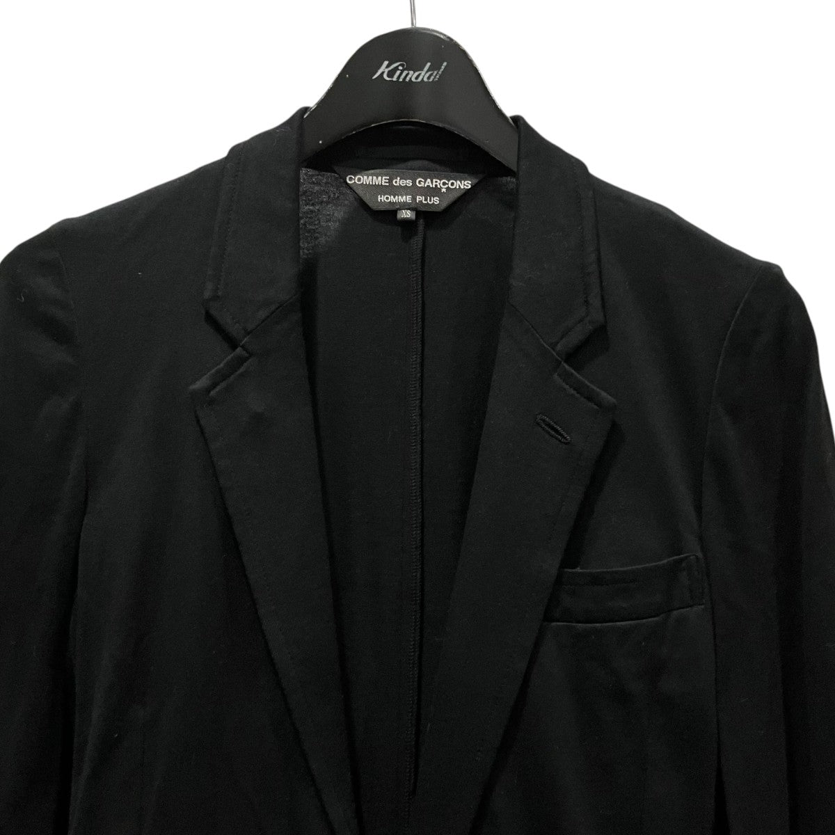 COMME des GARCONS HOMME PLUS タイヤボタンロングジャージーコートPK-J074 古着・中古-3枚目のアイテム画像