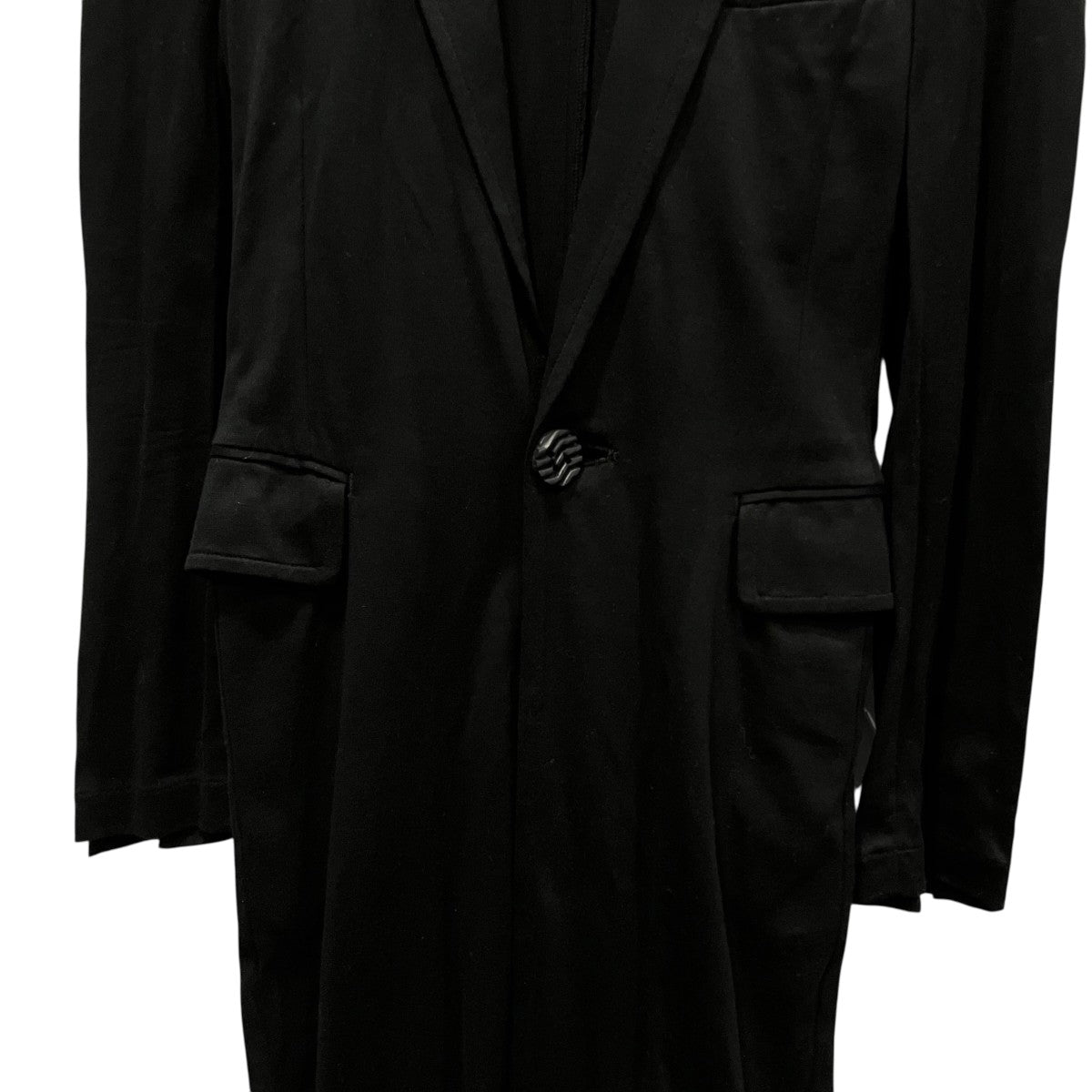 COMME des GARCONS HOMME PLUS タイヤボタンロングジャージーコートPK-J074 古着・中古-4枚目のアイテム画像