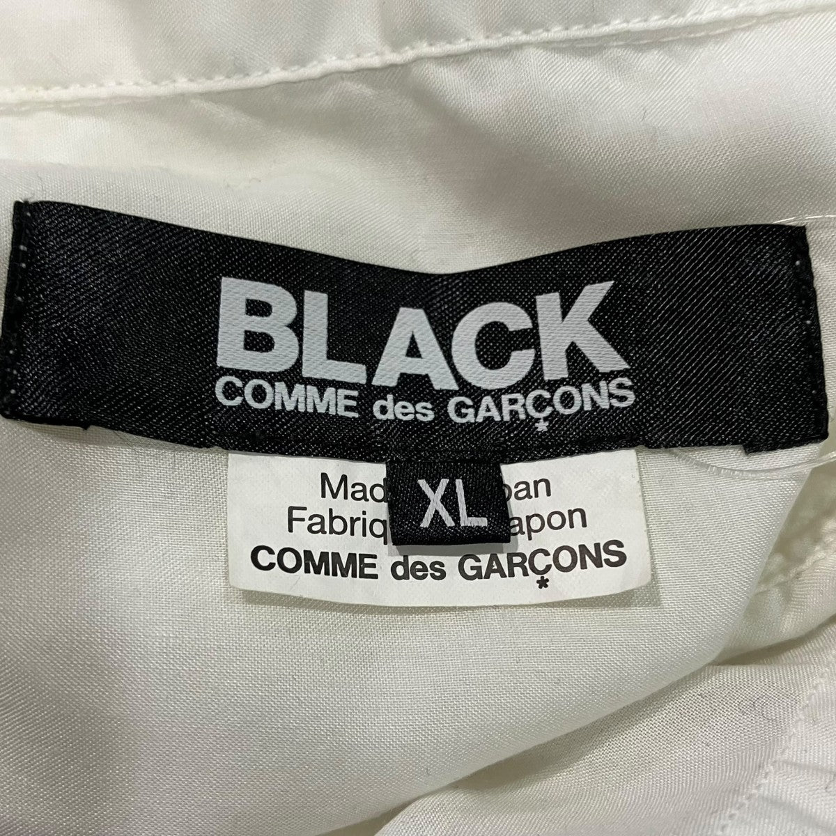 BLACK COMME des GARCONS カットアウトシャツ1C-B009 古着・中古-5枚目のアイテム画像