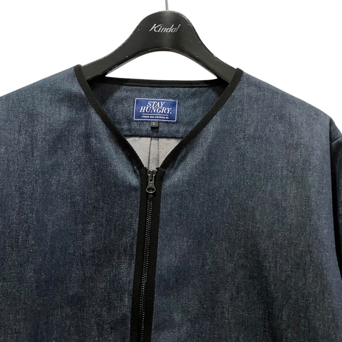 STAY HUNGRY SMOOTHIE Denim Underlayerデニムジップジャケット 古着・中古-3枚目のアイテム画像