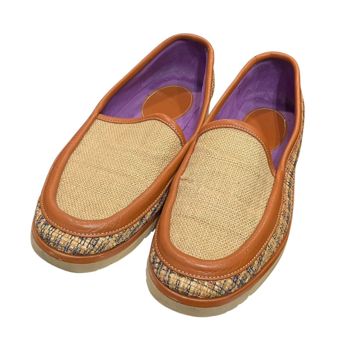BLOHM×NOROLL×SUPPLY BEACH SUFFERローファー 古着・中古-1枚目のアイテム画像