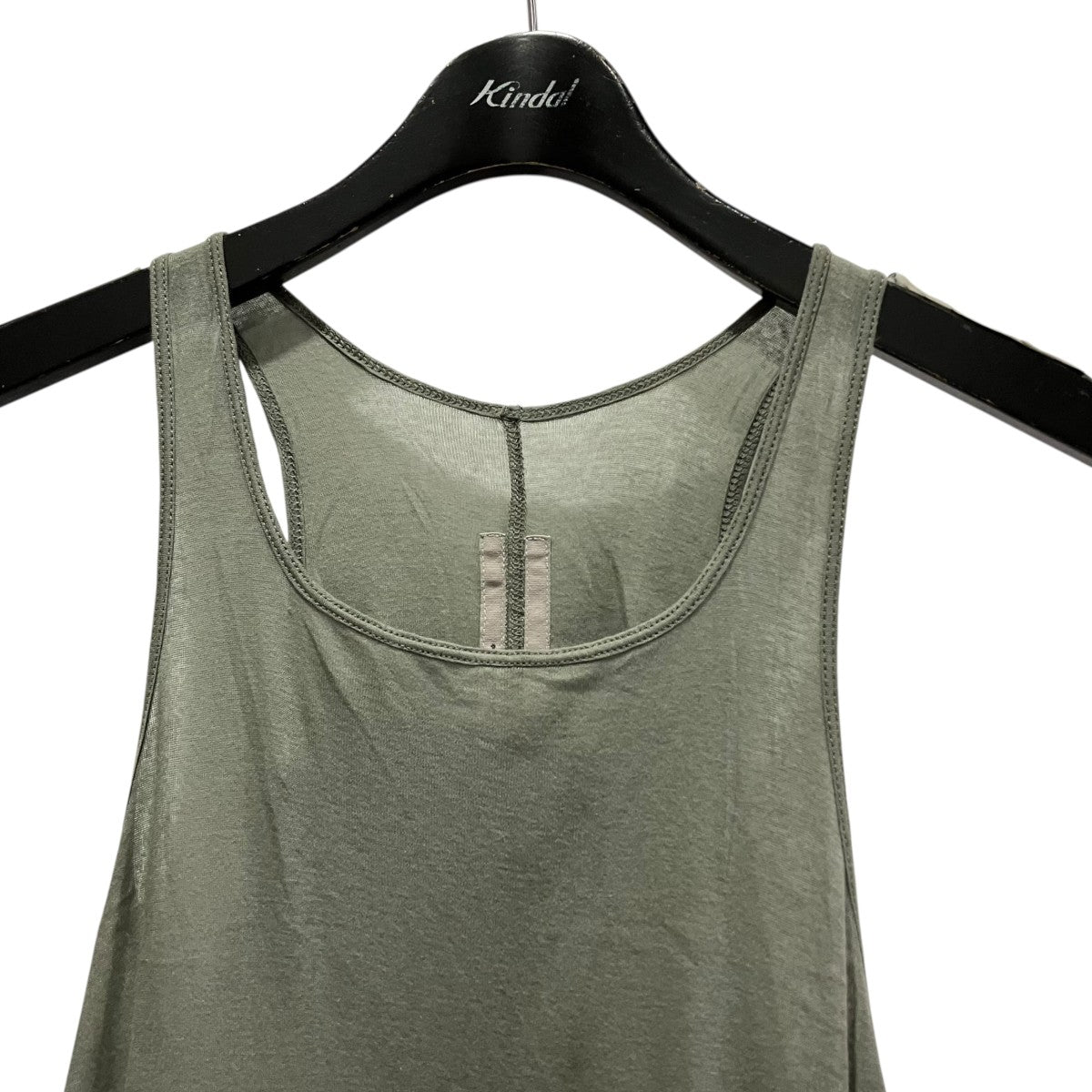 RICK OWENS BASIC RIB TANKタンクトップRU01F2150-MR 古着・中古-3枚目のアイテム画像